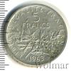 5 франков. Франция, Аукцион: Wolmar Standart за 430 RUB