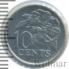10 центов. Тринидад и Тобаго, Аукцион: Wolmar Standart за 25 RUB