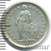 1/2 франка. Швейцария, Аукцион: Wolmar Standart за 135 RUB