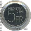 5 франков. Швейцария, Аукцион: Wolmar Standart за 411 RUB