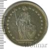 2 франка. Швейцария, Аукцион: Wolmar Standart за 331 RUB