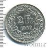 2 франка. Швейцария, Аукцион: Wolmar Standart за 309 RUB