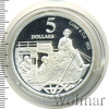 5 долларов. Австралия, Аукцион: Wolmar Standart за 1 369 RUB