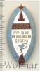 Знак Победитель конкурса лучшая медицинская сестра. СССР, Аукцион: Wolmar Standart за 1 013 RUB