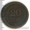 20 сентаво. Португальская Гвинея, Аукцион: Wolmar Standart за 202 RUB