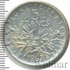 5 франков. Франция, Аукцион: Wolmar Standart за 410 RUB