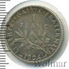 1 франк. Франция, Аукцион: Wolmar Standart за 147 RUB