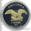 1 динер. Андорра, Аукцион: Wolmar VIP за 1 086 RUB