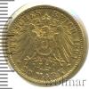 20 марок. Германия. Баден, Аукцион: Wolmar VIP за 29 519 RUB