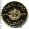 50 пенсов. Фолклендские острова, Аукцион: Wolmar VIP за 88 432 RUB
