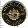 50 пенсов. Фолклендские Острова, Аукцион: Wolmar VIP за 96 921 RUB