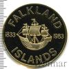 50 пенсов. Фолклендские острова, Аукцион: Wolmar VIP за 51 250 RUB