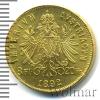 8 флоринов 20 франков. Австро-Венгрия, Аукцион: Wolmar VIP за 18 949 RUB