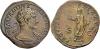 Hadrian augustus, 117 – 138. Sestertius 119-121, Æ 29.50 g. Laureate bust r., with drapery on l. shoulder. Rev. Hadrian standing facing, head l, Аукцион: Numismatica Ars от 400 CHF